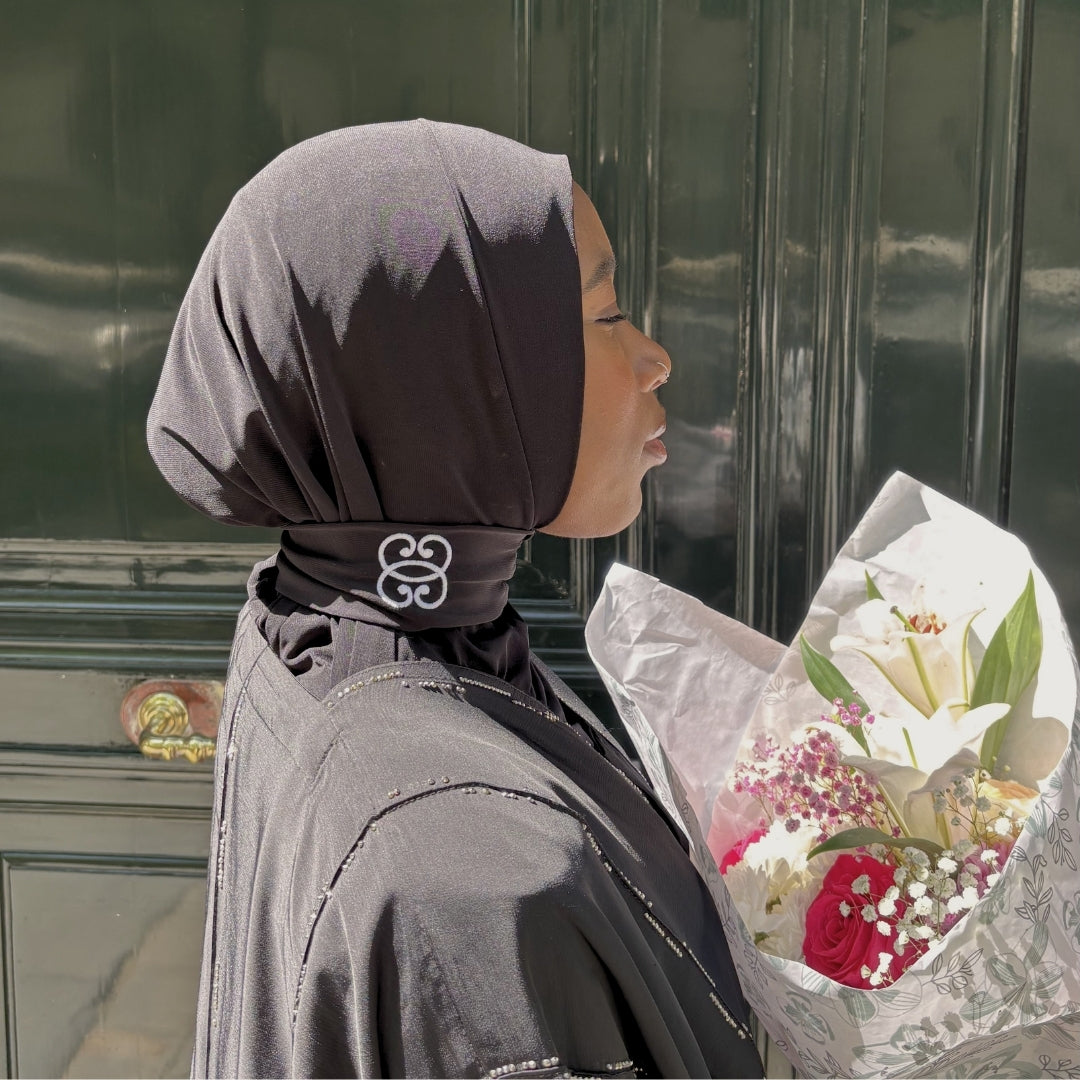 Cagoule Hanaqa - Jersey Premium - LE NOIR