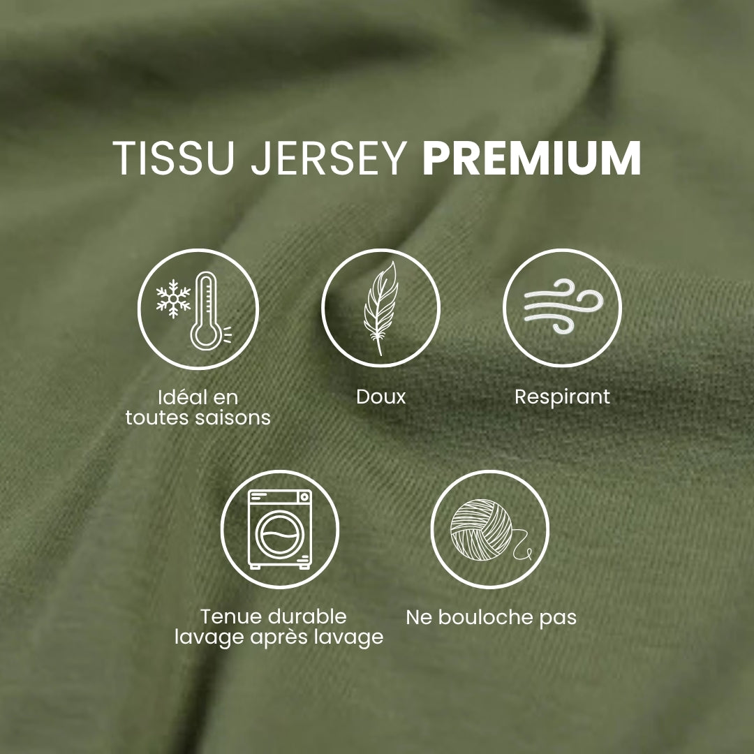 Cagoule Hanaqa - Jersey Premium - LE OLIVE